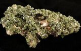 Lustrous, Epidote Crystal Cluster - Morocco #40881-1